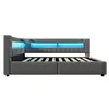 Polsterbett 140x200 cm Daybett mit LED & USB Typ-C Produktbild-Vorschau 12