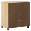 vidaXL Mobiletto portaoggetti su ruote, 63,5 x 39 x 65,5 Anteprima dell’immagine prodotto 6