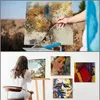 Belle Vous 3 Stk Leere Leinwände zum Bemalen – 60 x 60 cm – Produktbild-Vorschau 8