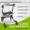 Juskys Rollator Vital faltbar, leicht, höhenverstellbar - Produktbild-Vorschau 5