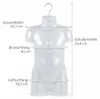 3 x Kindertorso 35,7 cm Halbschale Kinder Transparent  – Produktbild-Vorschau 2