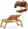 Relaxdays, Natur Höhenverstellbarer Laptoptisch fürs Bett, Produktbild-Vorschau 6