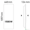 Noirot Inova V - Radiador eléctrico vertical de 1500W Vista previa de la imagen del producto 6