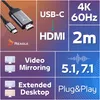 Reagle Usb‑C 3.1 Typ C Zu Hdmi 4K 60 Hz Mhl Adapterkabel Produktbild-Vorschau 2