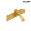 KOTARBAU® Dveřní klika 90 mm levá pravá WC dveře sada Zlaté Náhled obrázku produktu 7
