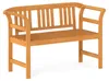 Panchina da giardino KOMFOTTEU in legno di acacia, panchina Anteprima dell’immagine prodotto 1