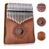 Fingerpiano Kalimba 17 Tasten, Kompaktes Holzinstrument mit Produktbild-Vorschau 1
