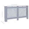 vidaXL Panele grzejnikowe antracyt 152x19x81,5 cm MDF Podgląd zdjęcia produktu 11