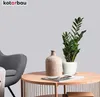 KOTARBAU® 2 pcs. pot de fleurs blanc intérieur rond ⌀ 12 cm Voir les images du produit 2