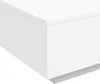 A close-up, isolated shot of a white furniture item, likely a table or cabinet, with a modern design. Náhľad obrázku produktu