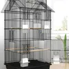 PawHut Cage à oiseaux sur pied, volière sur roulettes avec Voir les images du produit 9