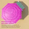 KINGSLEEVE® Ombrellone Stile Hawaii Ø160 cm Inclinabile e Anteprima dell’immagine prodotto 3