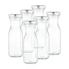 6er Set Milchflaschen 250ml Twist-Off Deckel TO53 silber Produktbild-Vorschau 2