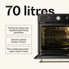 Klarstein Victoria, vstavaná elektrická rúra, 70 l, 50-250 Náhľad obrázku produktu 5