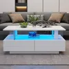 STILVORA Couchtisch Sofatisch LED-Beistelltisch mit Produktbild-Vorschau 3