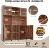 OKWISH Buffet - Buffet Haut Vintage avec Éclairage LED, Voir les images du produit 4