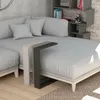 DECORTIE Muju Moderne Table d'appoint en forme de C, Gris Voir les images du produit 9