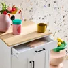 Carrello da cucina in legno di gomma con 2 ripiani, 56cm , Anteprima dell’immagine prodotto 8