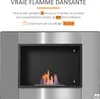 HOMCOM Cheminée bioéthanol Murale encastrable brûleur 0,9 Voir les images du produit 4