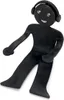 A black, stylized human-shaped LED reading lamp with headphones. Voir les images du produit