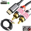USB-C to RCA Audio Cable Type C to 2RCA Stereo Adapter Produktbild-Vorschau 1