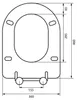 Sapho MEDIC WC-Sitz, Soft Close, Easy Take,Grau Produktbild-Vorschau 2