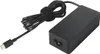 A black Lenovo laptop power adapter with a USB-C connector. Produktbild-Vorschau