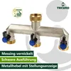 tecuro 3-Wege Verteilerstück 3/4 Zoll (DN15), einzeln Produktbild-Vorschau 2