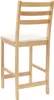 vidaXL: 2 sillas de comedor, madera de caucho maciza, color Vista previa de la imagen del producto 7