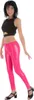 Leggings Neon Pink 80 und 90er Party Kostüm-Zubehör für Damen Gr. S-XL Fasching Karneval Mottoparty Accessoire