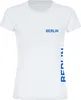 multifanshop Damen T-Shirt - Berlin blau - Brust & Seite, Produktbild-Vorschau 1