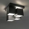 Plafonnier LED JUST LIGHT TETRIS, blanc chaud, 17 W, noir, Voir les images du produit 10