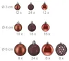 Relaxdays Weihnachtskugeln, 150er Set, glitzernde, matte & Produktbild-Vorschau 6