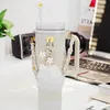 Weiß Cup Zubehör Set, Wasserflasche Griff Riemen, Siliocne Produktbild-Vorschau 2