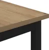 vidaXL Table basse artisanale chêne 50 x 50 x 36 cm bois Voir les images du produit 7