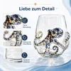 Oktopus Glas handgemacht, Kraken Weinglas ohne Stiel im Produktbild-Vorschau 4