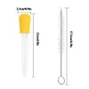 4er-Pack Flüssigkeitstropfer, 5 ml Pipette aus Silikon und Produktbild-Vorschau 3