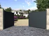 Drehtor NAZARIO, Aluminium massiv, anthrazitfarbig - 392 × Produktbild-Vorschau 2