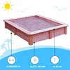 Caja de arena de madera de aliso, con dimensiones Vista previa de la imagen del producto 3