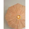 GOOD&MOJO Deckenlampe raffia Panama octogon L Natur Produktbild-Vorschau 9