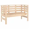 Gartenbank Parkbank 2-Sitzer 111,5x53x71 cm Massivholz Produktbild-Vorschau 2