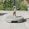 vidaXL Sonnenschirmständer Grau Ø 45 x 37,5 cm Granit Produktbild-Vorschau 4