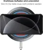 A smartphone case is shown being wirelessly charged on a charging pad. Produktbild-Vorschau