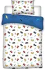 Freigestellte Produktansicht von der Rückseite vom Cars Babybettwäsche Set Lightning McQueen 100x140 cm 100% Baumwolle Productafbeelding-voorbeeld