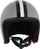 Casco Arc "Modello A-611" look retrò - Grigio con strisce, Anteprima dell’immagine prodotto 2