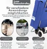 Wózek sklepowy ciemnoniebieski + 4 koła + 2x metalowa rama Podgląd zdjęcia produktu 5