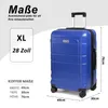 Handgepäckkoffer Trolley Hartschalenkoffer Hard Shell Produktbild-Vorschau 4