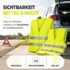 2x Warnwesten Auto gelb ISO20471 - Pannenweste 2025 & 2026 Produktbild-Vorschau 4