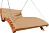 ALEOS. Design Hollywoodliege "ARUBA-LOUNGER-BRAUN" aus Holz Produktbild-Vorschau 1