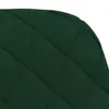 A close-up view of a dark green quilted fabric, likely part of a chair or cushion. Anteprima dell’immagine prodotto